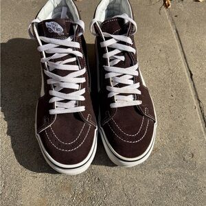 Vans Men's Dark Brown High-Top Sneakers